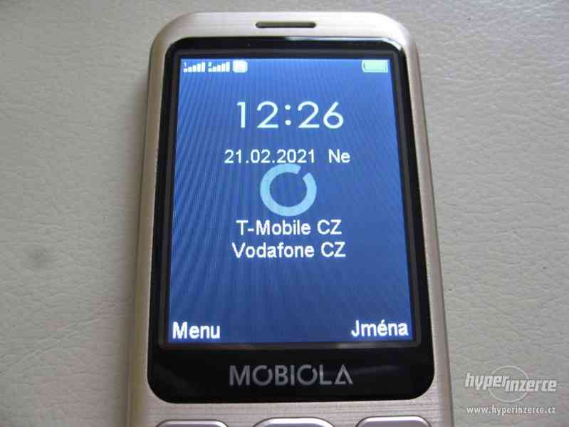 MOBIOLA MB3200 Gold - NOVÝ, plně funkční telefon na dvě SIM - foto 2