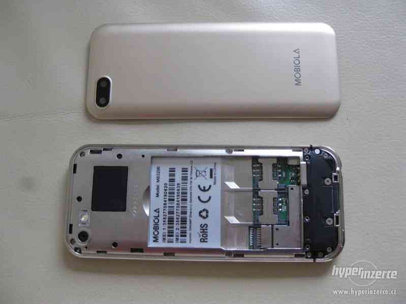 MOBIOLA MB3200 Gold - NOVÝ, plně funkční telefon na dvě SIM - foto 10