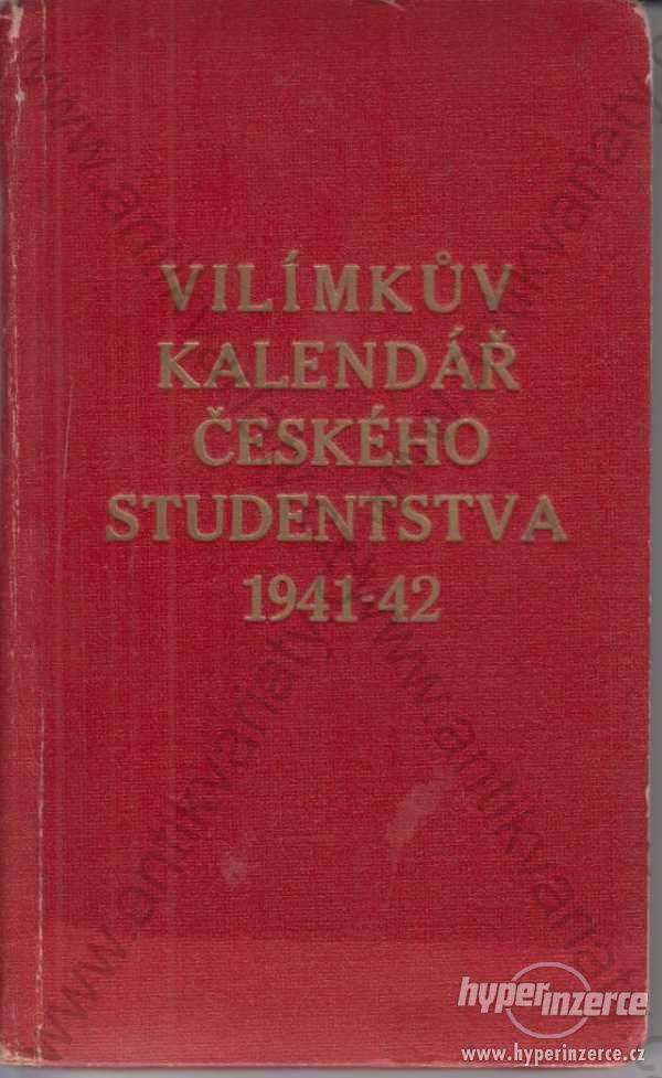 Vilímkův kalendář českého studentstva 1942-42 - foto 1