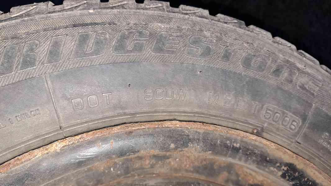 Pneu+ disk Bridgestone Blizzak 165/70 R 14 zimní 4ks - foto 2