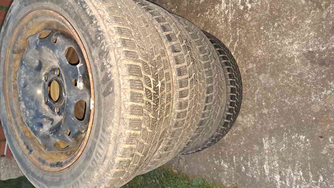 Pneu+ disk Bridgestone Blizzak 165/70 R 14 zimní 4ks - foto 1