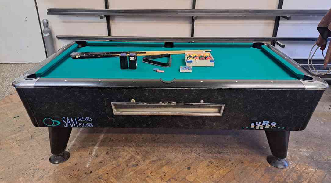 Kulečník pool billiard SAM 7ft Automat, břidlicová deska - foto 5