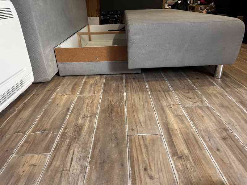 Boxspringová sedačka s úložným prostorem,rozkládací - foto 4