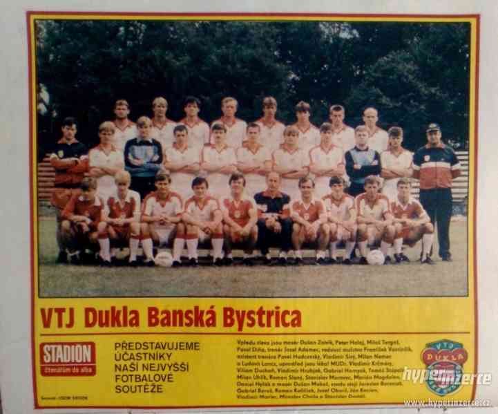 VTJ Dukla Bánská Bystrica - fotbal -čtenářům do alba 1986 - foto 1