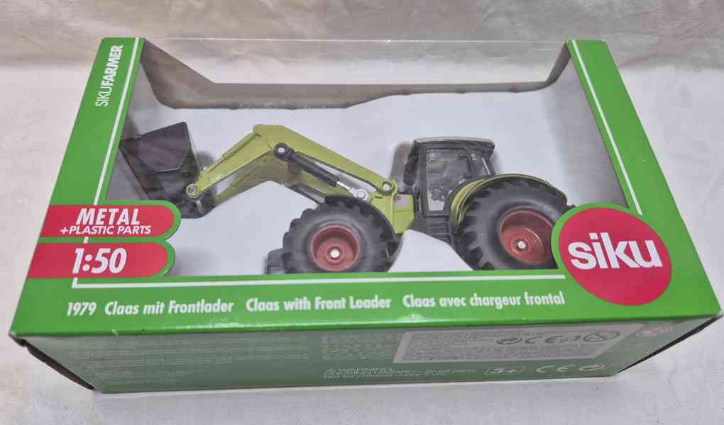 SIKU Farmer 1979, Traktor Claas s předním nakladačem, 1:50 - foto 3