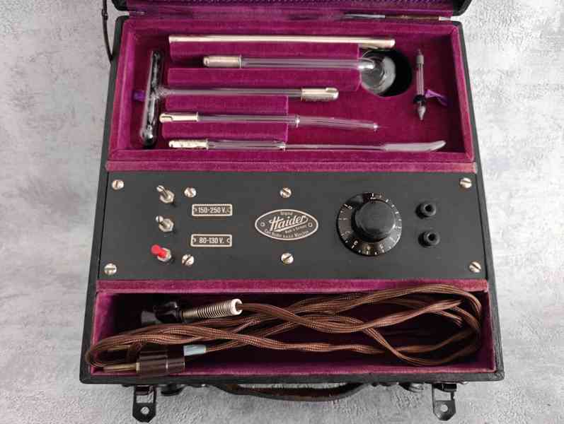 Elektrostatický masážní přístroj HAIDER original Mnchov - foto 10