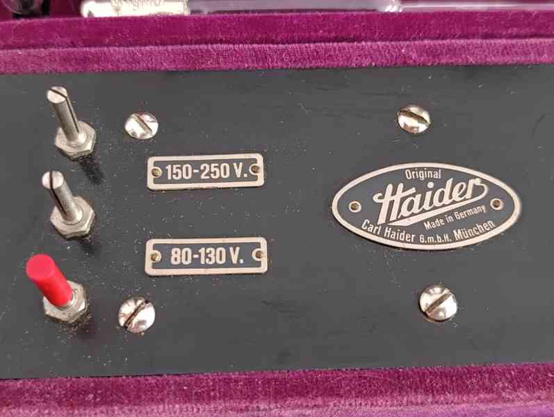 Elektrostatický masážní přístroj HAIDER original Mnchov - foto 13