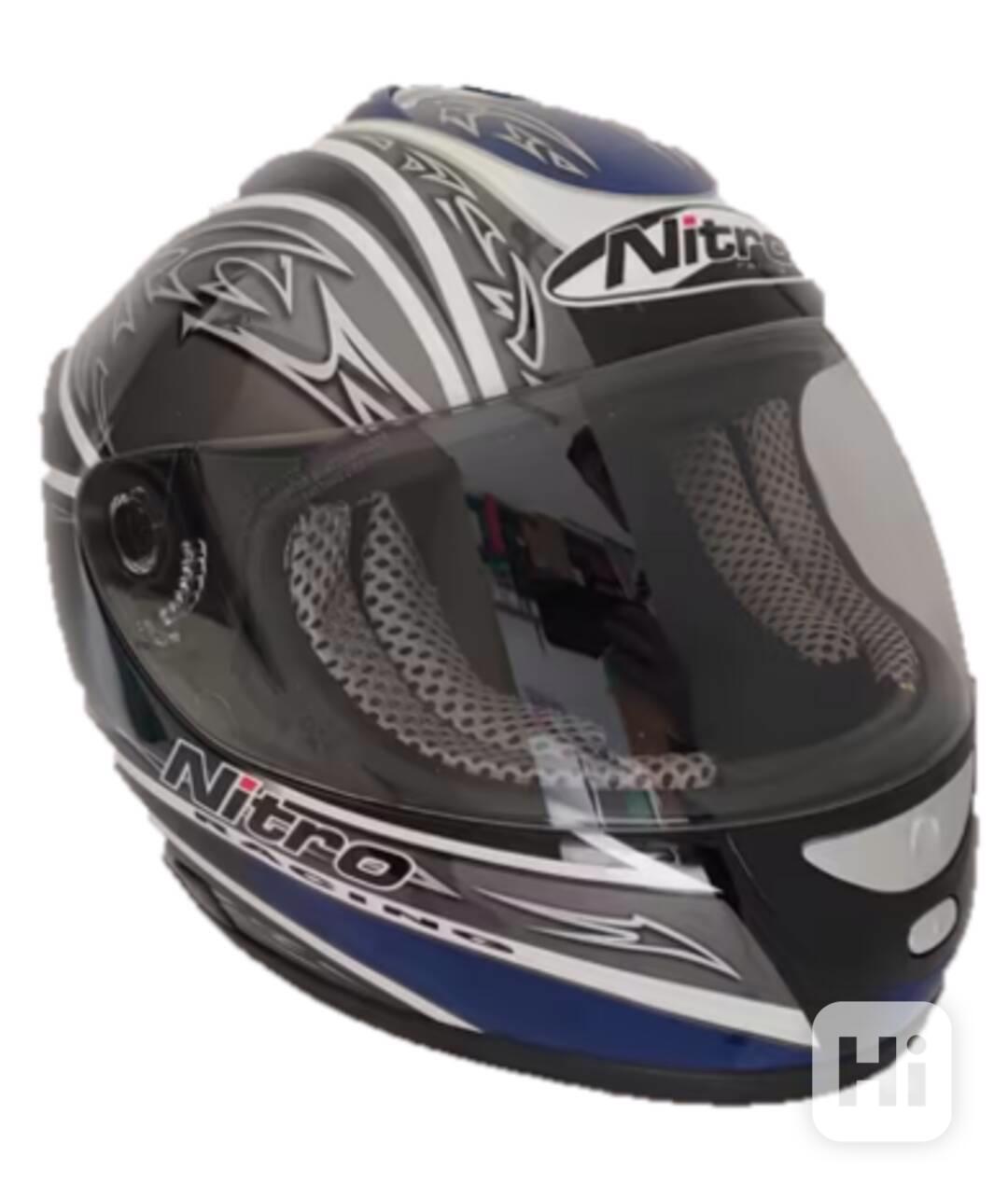 Přilba NITRO Racing N750-VX - modrá vel. M - foto 1