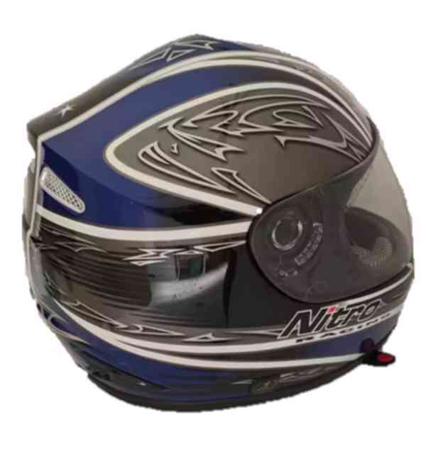 Přilba NITRO Racing N750-VX - modrá vel. M - foto 2