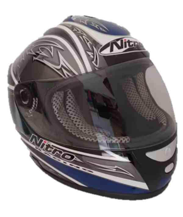 Přilba NITRO Racing N750-VX - modrá vel. M - foto 1