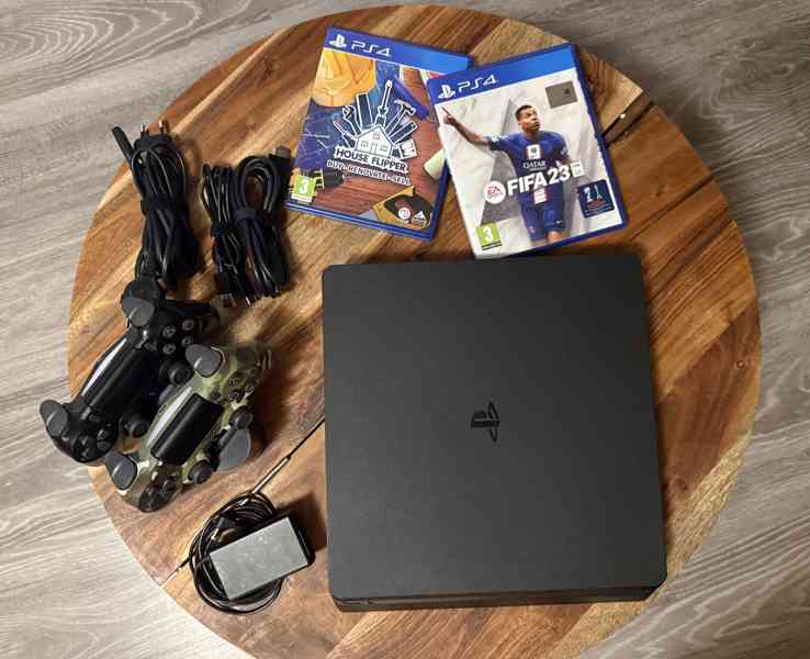 Sony PlayStation 4 Slim 500GB TOP STAV FIFA 2023 a House - foto 3