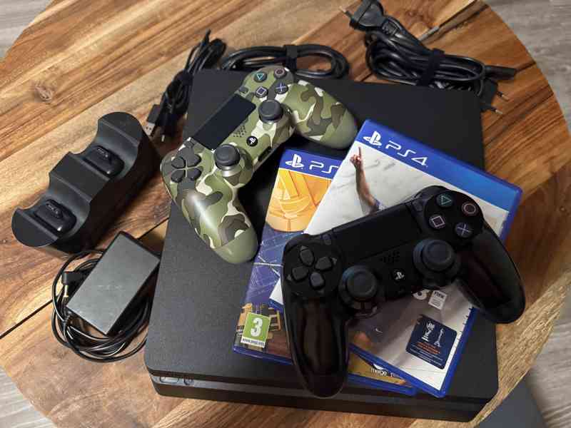 Sony PlayStation 4 Slim 500GB TOP STAV FIFA 2023 a House - foto 15