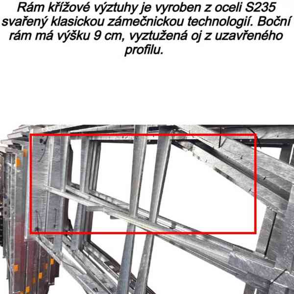 Nový přívěsný vozík 2,65mx1,30 +NÁSTAVBA +KRYCÍ PLACHTA, DPH - foto 17