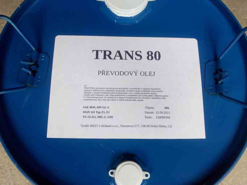 převodový olej trans 80 (pp80) gear 80w - foto 2