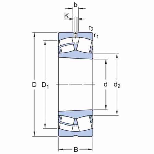 Ložisko 22207  ZKL ČR- soudečkové dvouřadé (NOVÉ) - foto 4