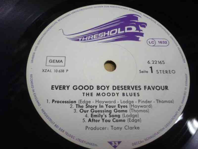 The Moody Blues – Every Good Boy Deserves Favour  (LP) - foto 3