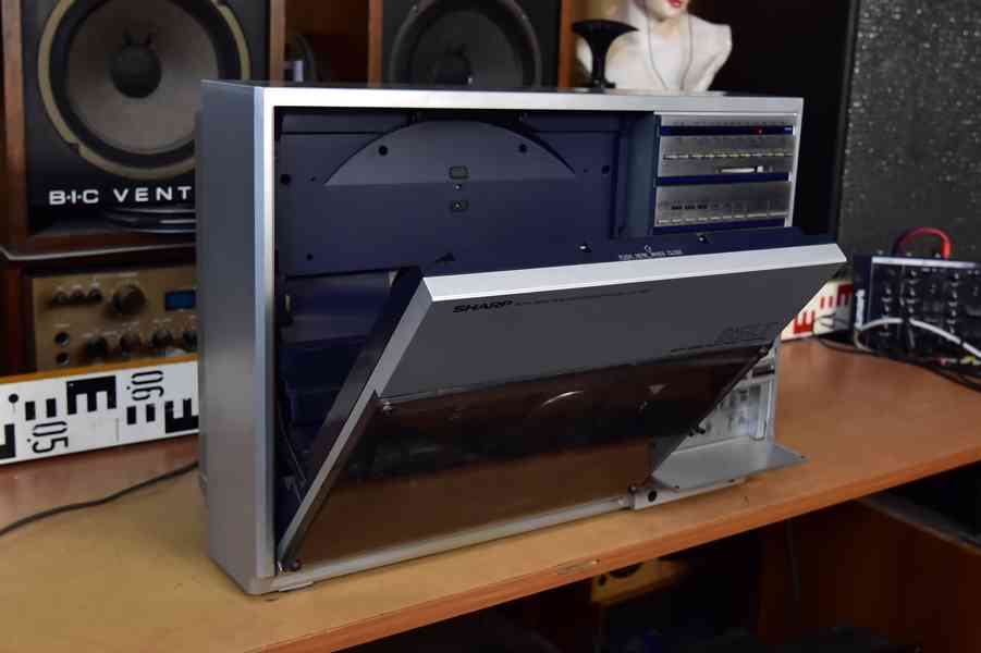 Vertikální gramofon SHARP VZ-3500 LINEAR TRACKING - UNIKÁT - foto 2