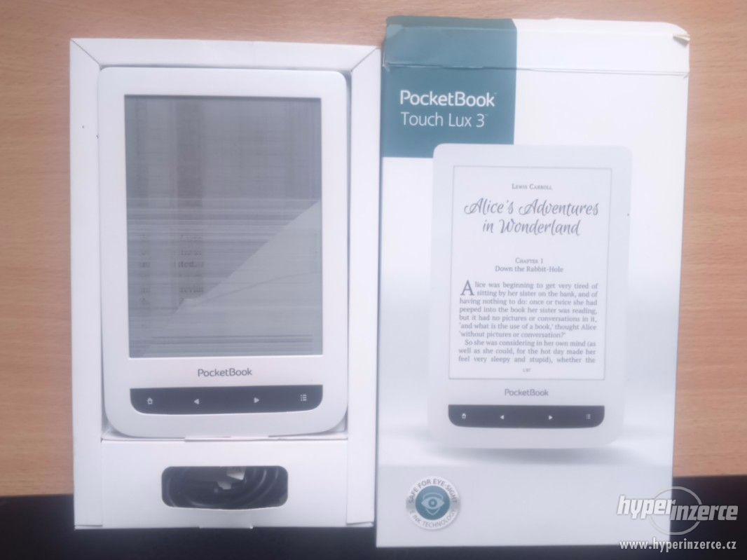 Pocketbook touch lux 3 na součástky, rozbitý display - foto 1