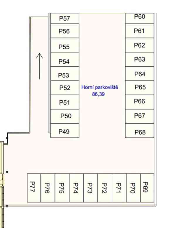 Pronájem garážového stání 12 m2 V Olšinách, Praha10  - foto 3