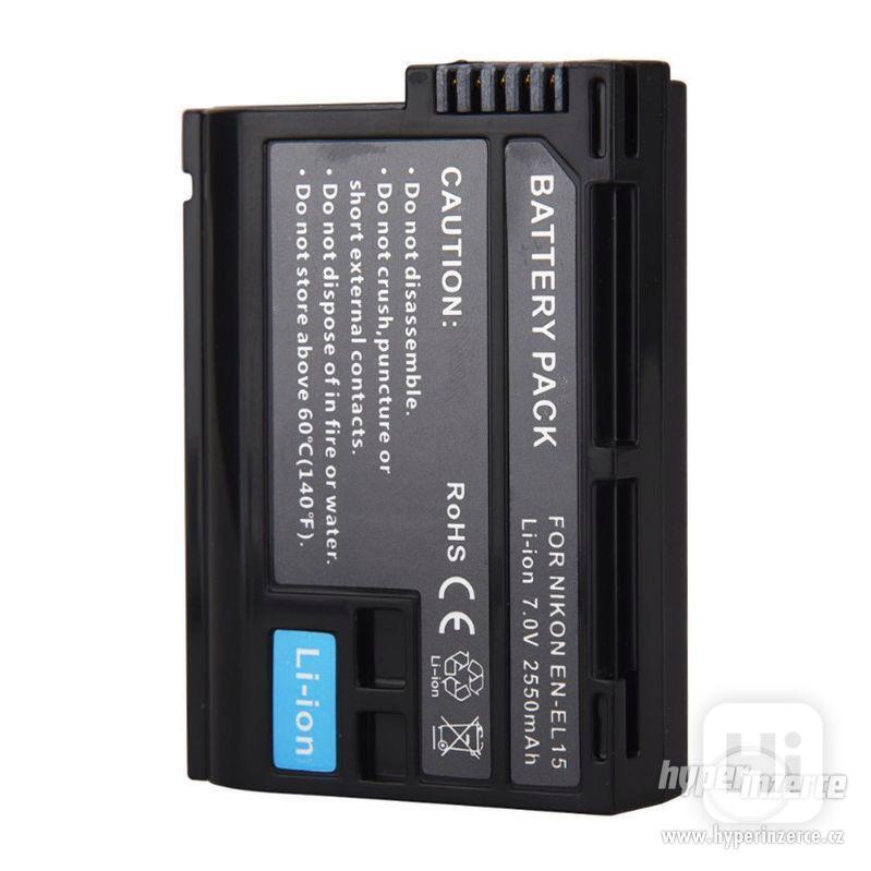 2550mAh baterie / akumulátor EN-EL15 Nikon D750 - foto 1
