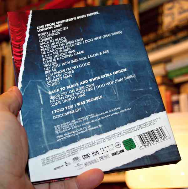 DVD - AMY WINEHOUSE - I TOLD YOU I WAS TROUBLE - nejlevněji! - foto 2