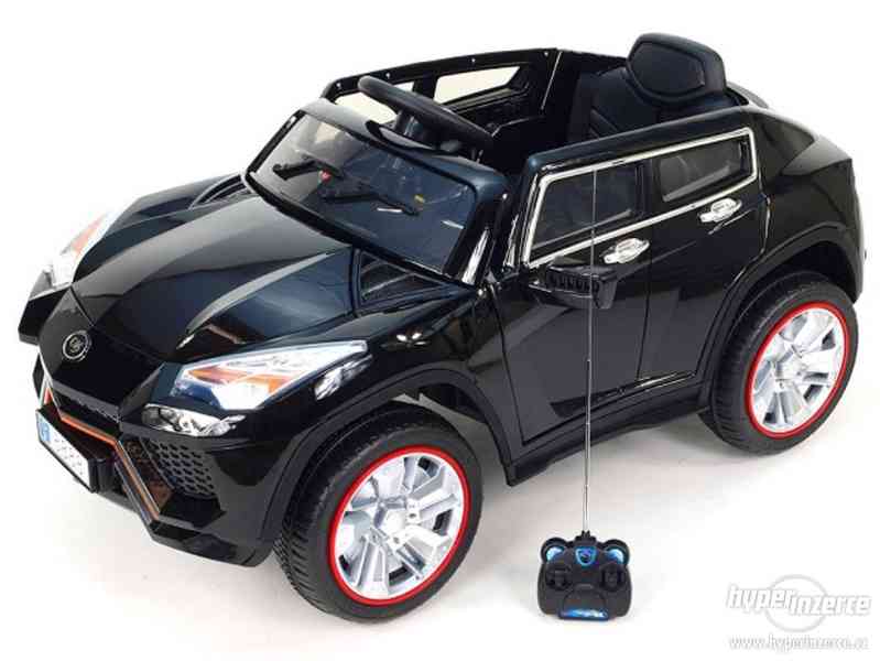 Elektrické autíčko SUV Brutus, otvírací dveře, 12V, černý - foto 1