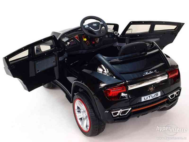 Elektrické autíčko SUV Brutus, otvírací dveře, 12V, černý - foto 4