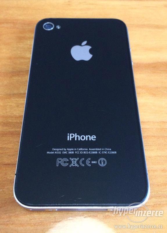 iPhone 4, 16 GB, černý, TOP stav + přísl. a pouzdro - foto 4