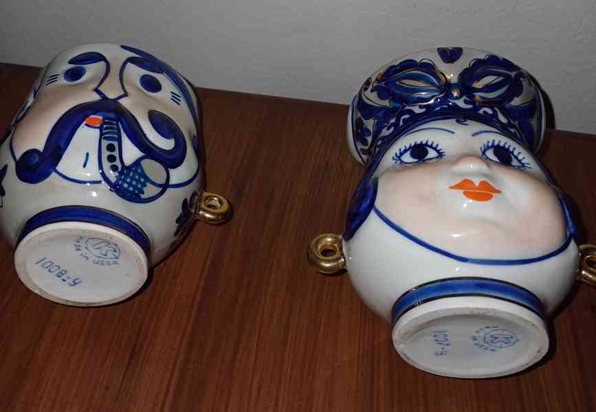 Korostenské porcelánové hrnky s obličeji - foto 3