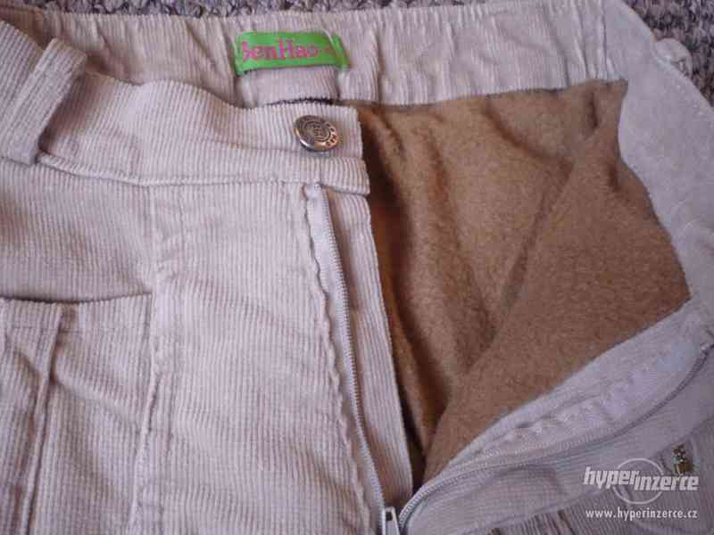 oteplené kalhoty a legíny - foto 2