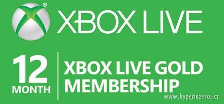 Xbox live Gold 12mesicu CZ / velkoobchodni cena - foto 1