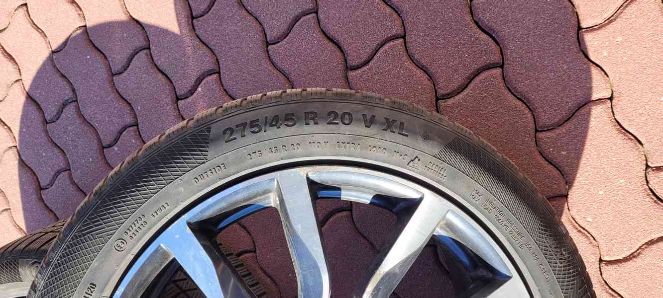 Sada kol se zimními pneu 275/45 R 20 V XL extra load - foto 2