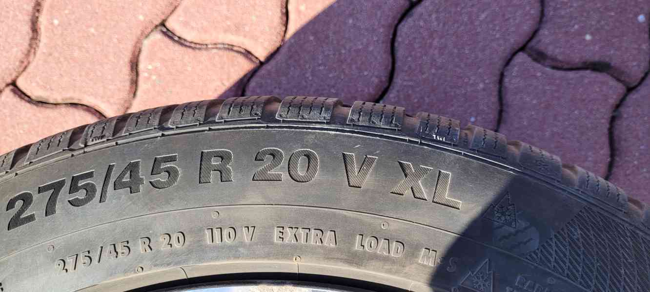 Sada kol se zimními pneu 275/45 R 20 V XL extra load - foto 4