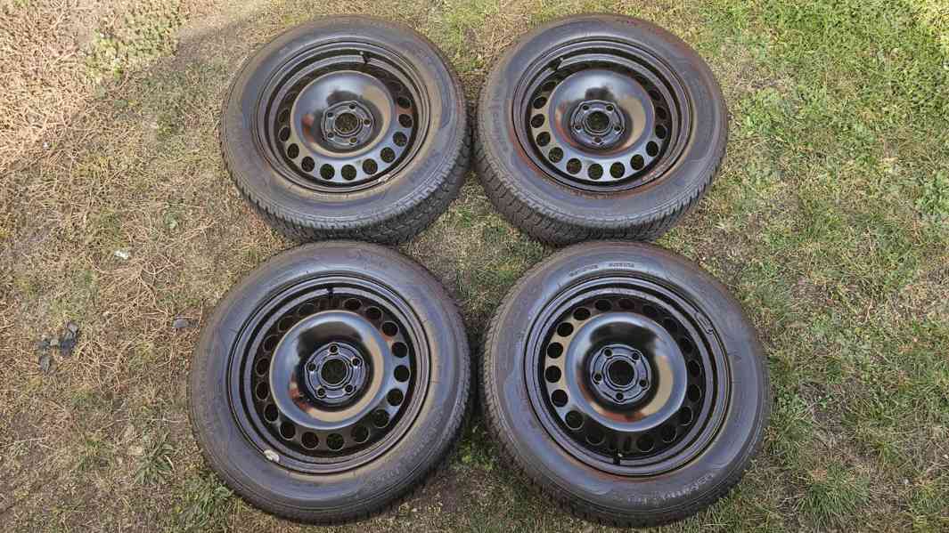 Opel Astra zimní pneumatiky 205/60R16 disky 6,5Jx16 5x105 - foto 1