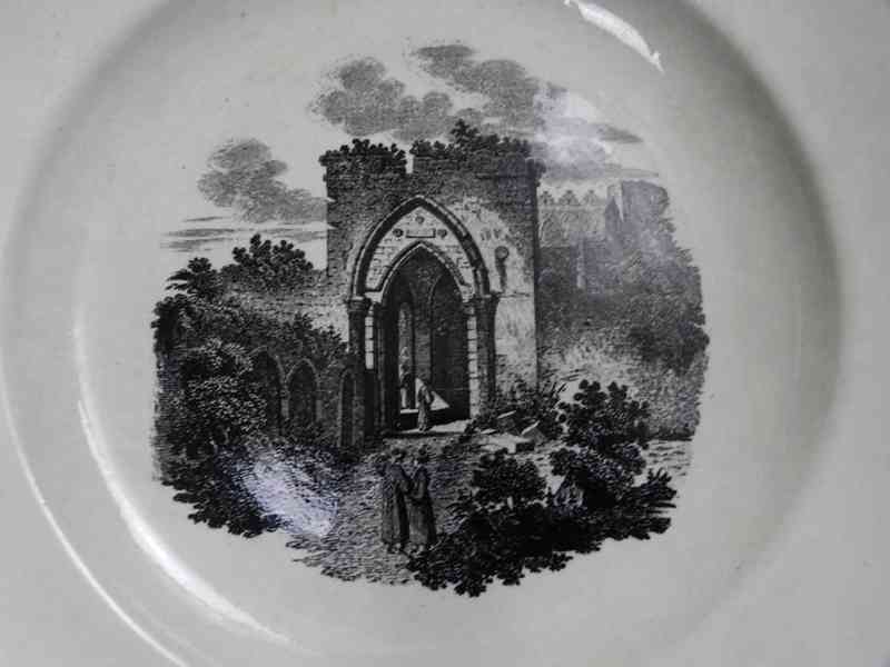 Talíř Hrad A. Nowotny Altrohlau Stará role 32cm Top Stav - foto 4