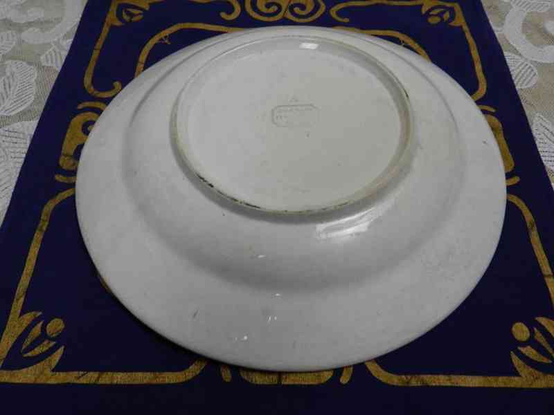 Talíř Hrad A. Nowotny Altrohlau Stará role 32cm Top Stav - foto 5