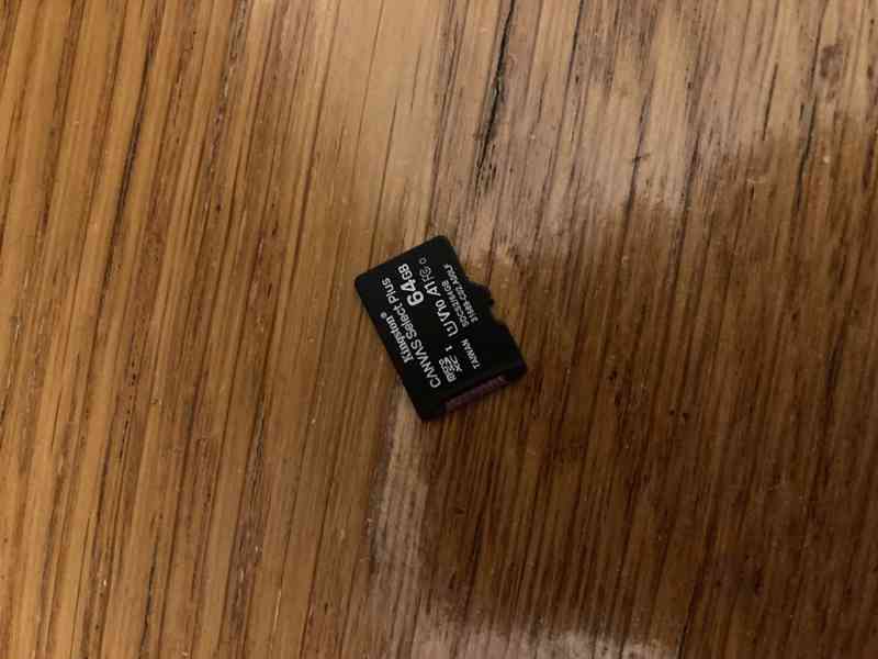 MicroSD XC paměťová karta 64GB