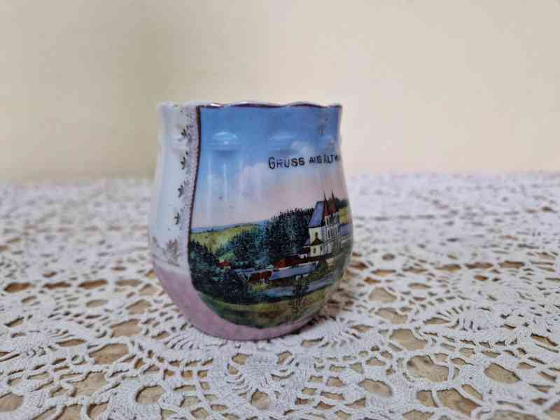 Hrnek Altwasser Stará Voda Libavá zaniklá obec okr. Olomouc - foto 3