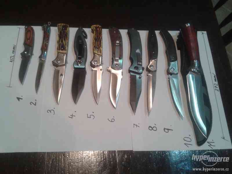 Sbírka nožů, různé druhy. Lovecké i Outdor - foto 1