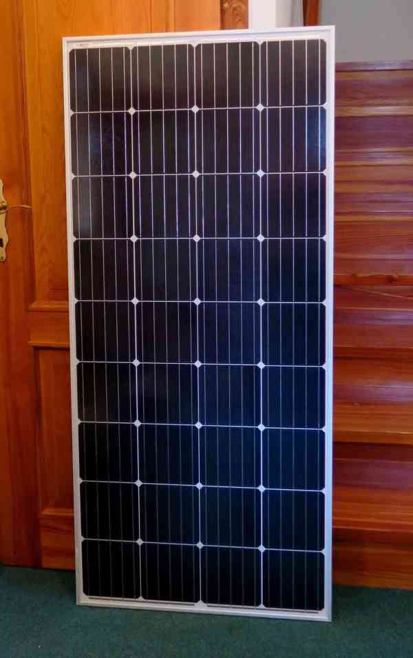 Solární panel fotovoltaický monokrystal 170W -pro 12V systém