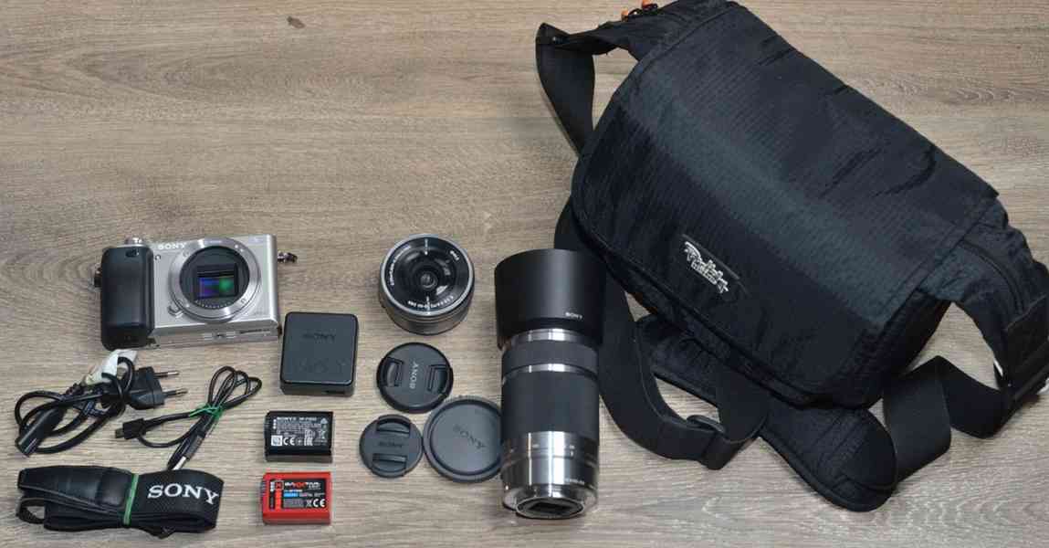 Sony A6000Y+2x objektiv*24 Mp*Full HDV*WIFI*500Exp - foto 3