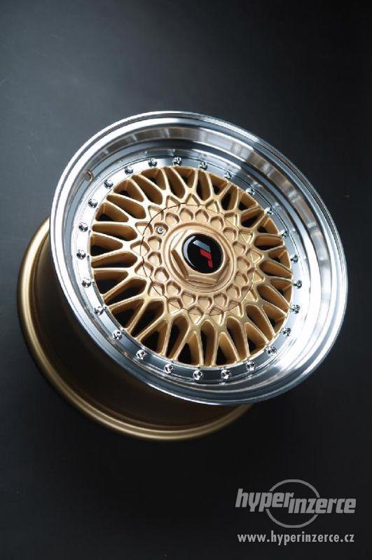 Nové 16" 4x100/108 Japan Racing JR9 gold - foto 3