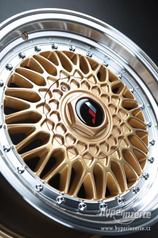 Nové 16" 4x100/108 Japan Racing JR9 gold - foto 4