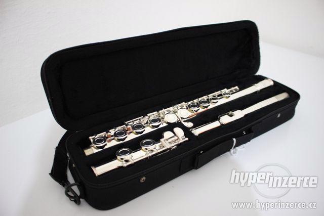 Predám striebornú priečnu flautu - foto 5