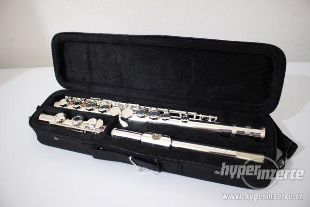 Predám striebornú priečnu flautu - foto 6