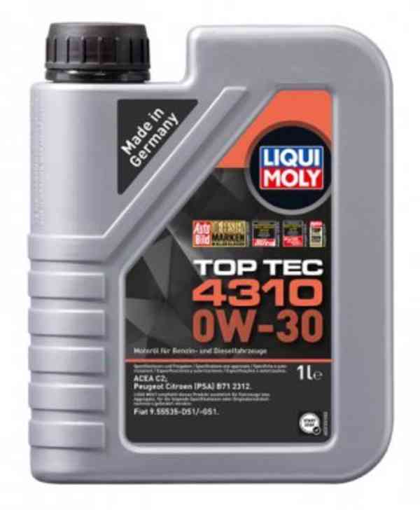 Motorový olej Liqui Moly Top Tec 4310 0W-30, 1L