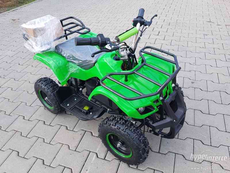 Prodam nova dětská elektro čtyřkolka ATV Torino 800w Maskáčo - foto 7