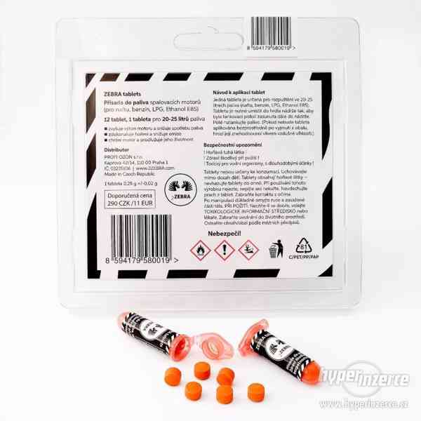 Tablety ZEBRA - zvýšení výkonu a úspora paliva - foto 2