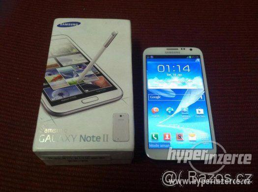 Samsung Galaxy Note II (N7100) Ceramic White Výborný stav Ko - foto 1