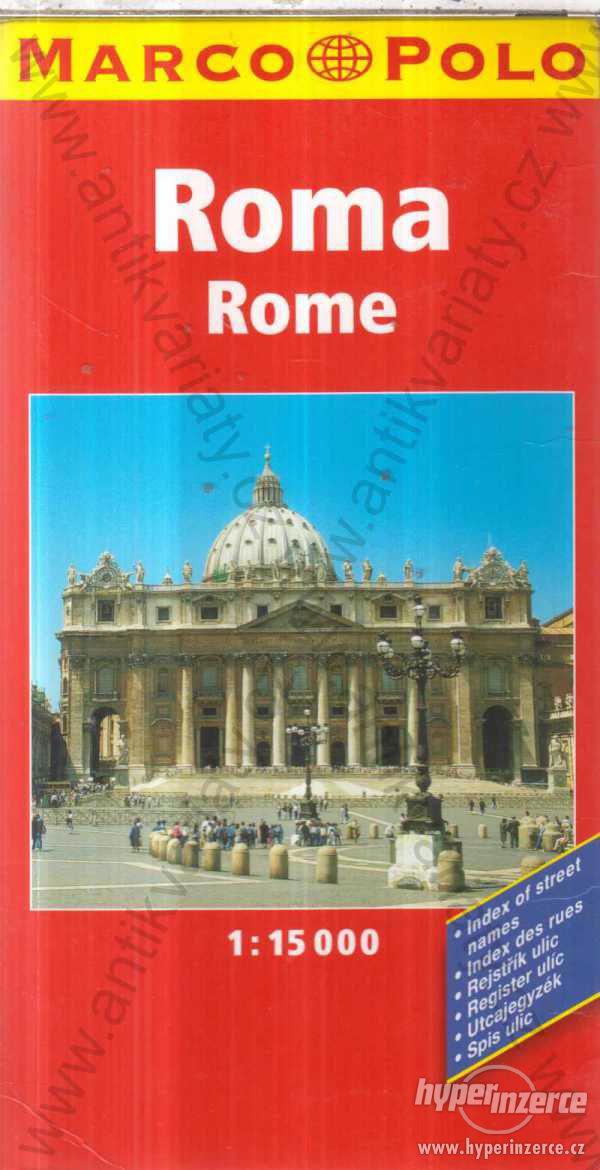 Roma; Rome; Řím; Rím; Róma; Rzym mapa říma - foto 1